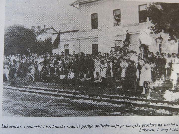 Stara Željeznička stanica u Lukavcu NASLOVNA Stanica Lukavac 1920